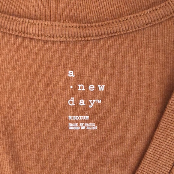 *NFS* Ribbed Brown Tank Top - Picture 2 of 3